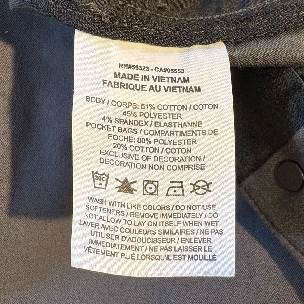 NIKE Dri- Fit Flat Front Classic Pants in Gray Mens Size 34x30💚 - Picture 11 of 13